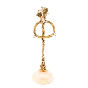 Jay Strongwater Arabesque Towel Ring